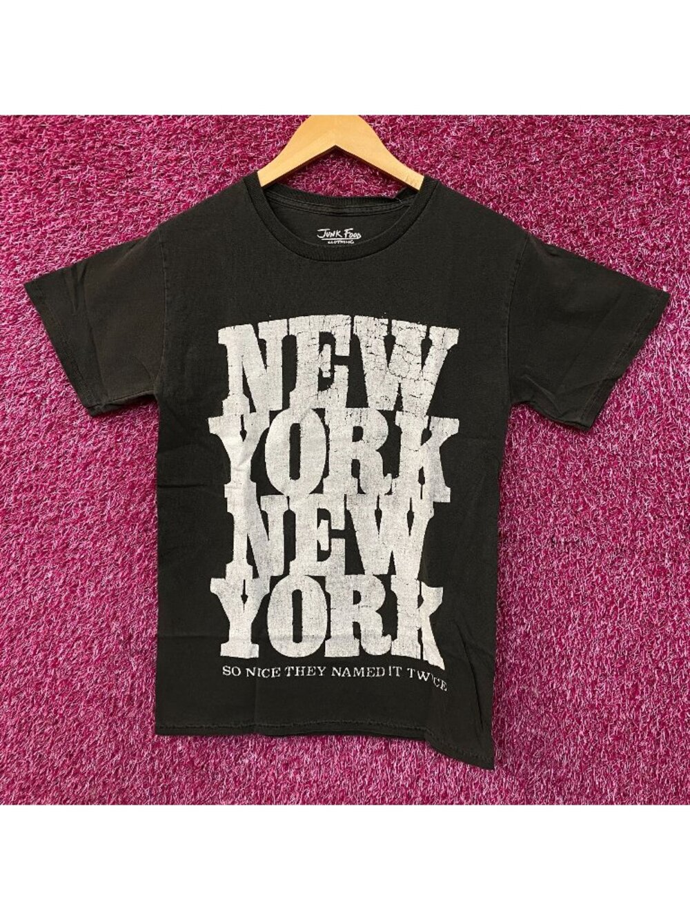 Junk Food New York So Nice They Named It Twice T-Shirt XS